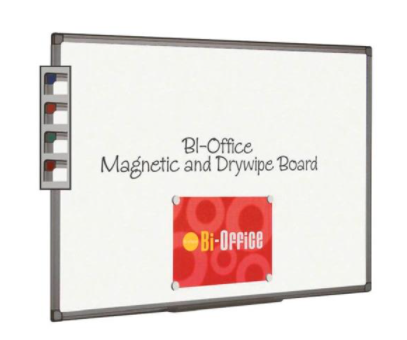 Bi-Office Aluminium Finish Magnetic Whiteboard 1200x900mm
